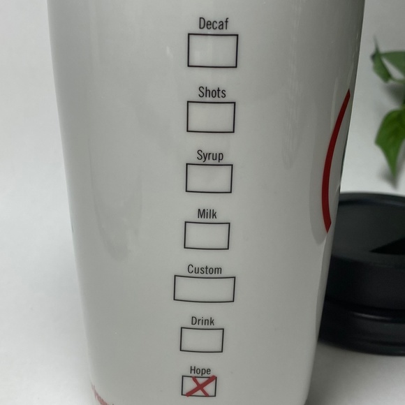 Starbucks 2010 Ceramic 12 oz Travel Tumbler Project Red EUC - Picture 3 of 7